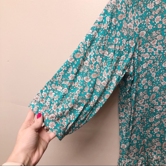 Jodifl Floral 3/4 Sleeve Blouse Size Small - Picture 2 of 7